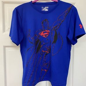 NWOT Under Armour Superman short sleeve heat gear